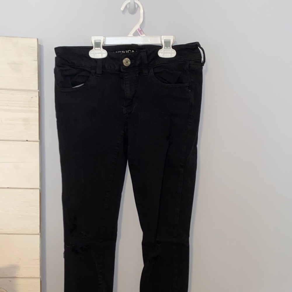 distressed jeans